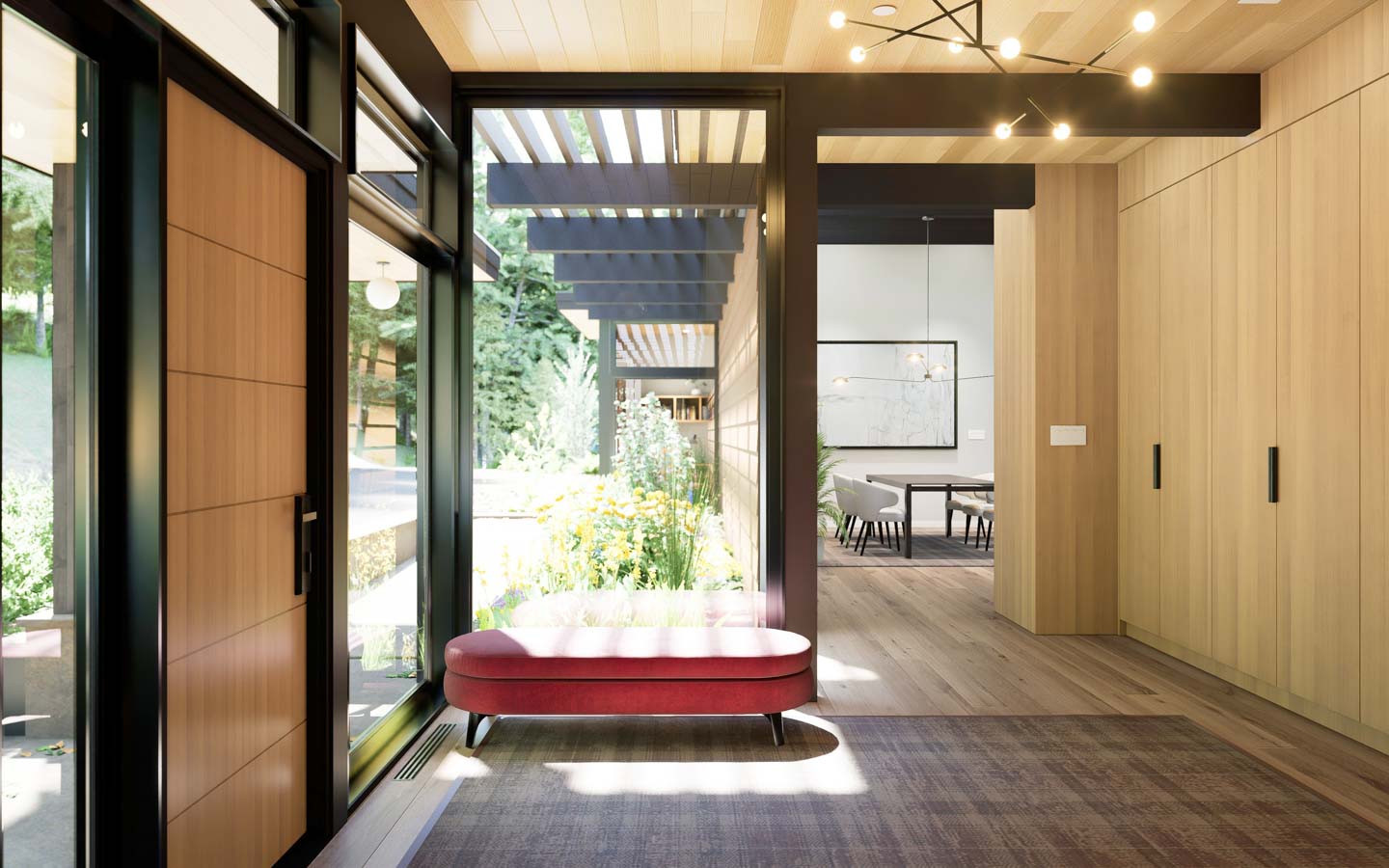 indoor outdoor custom home design