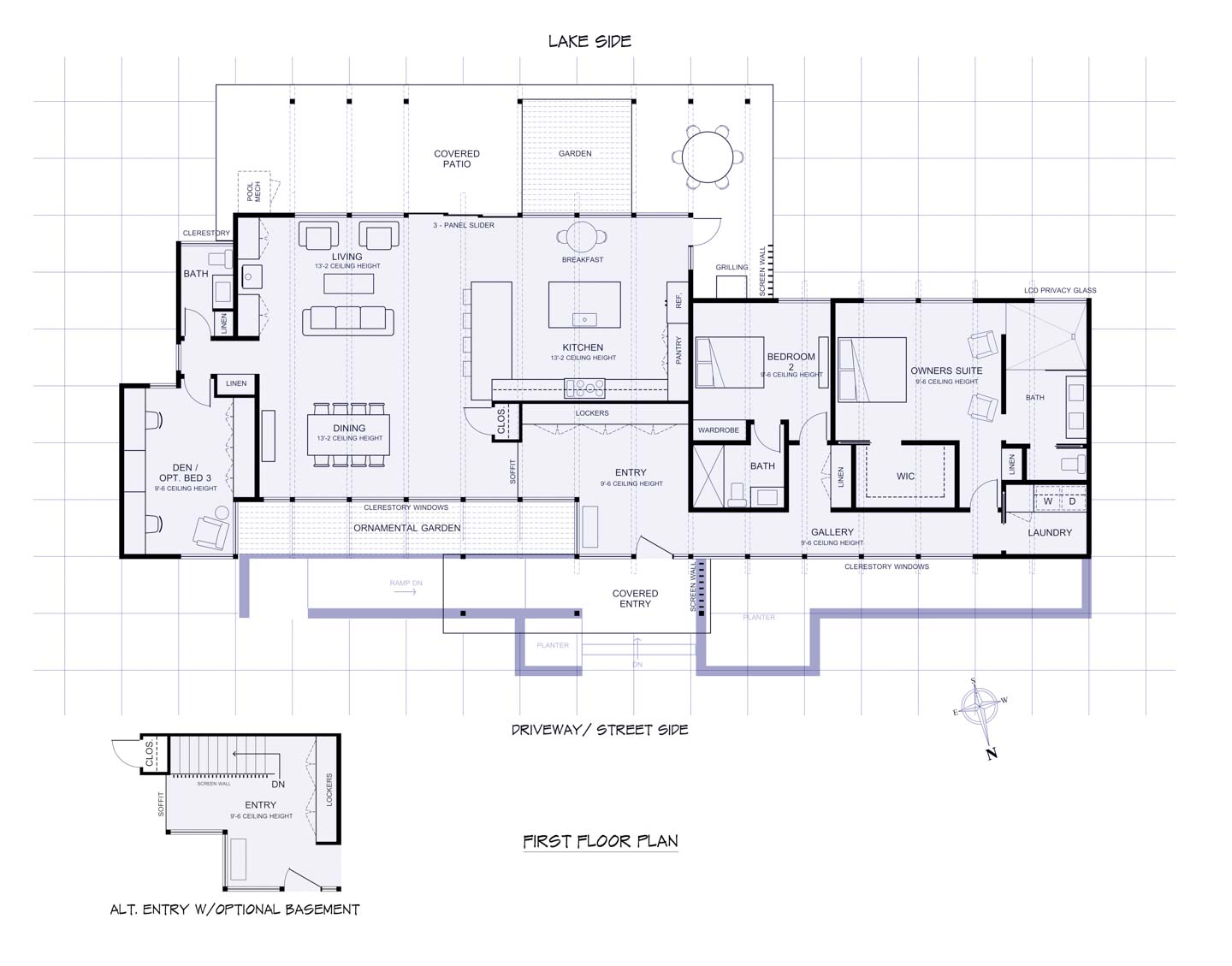 lakefront home design