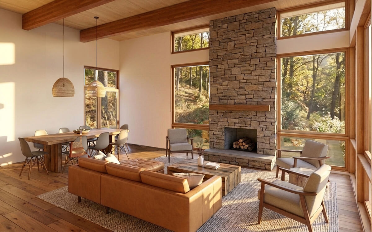 luxury custom home western new york interior